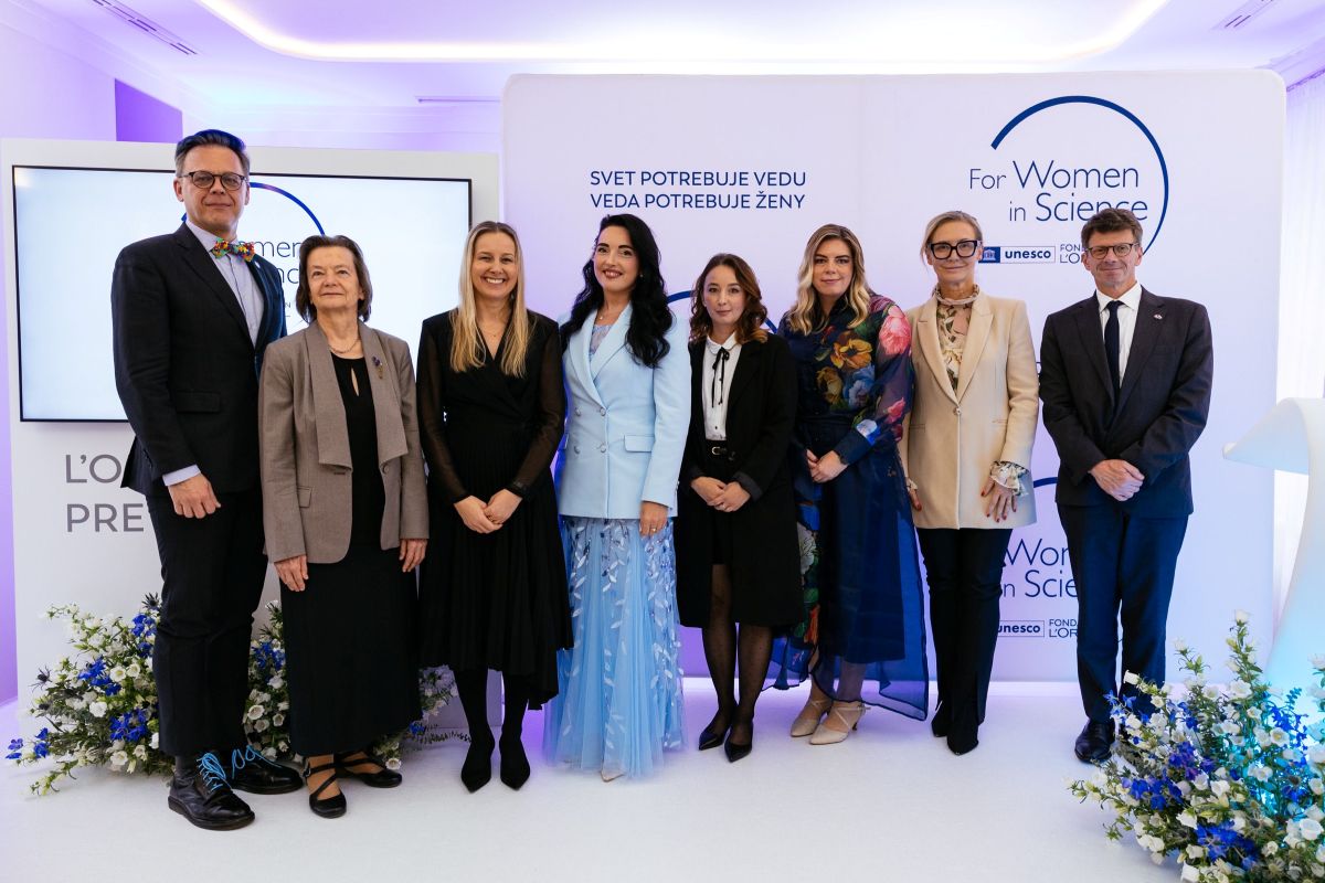 Ocenené vedkyne v súťaži.