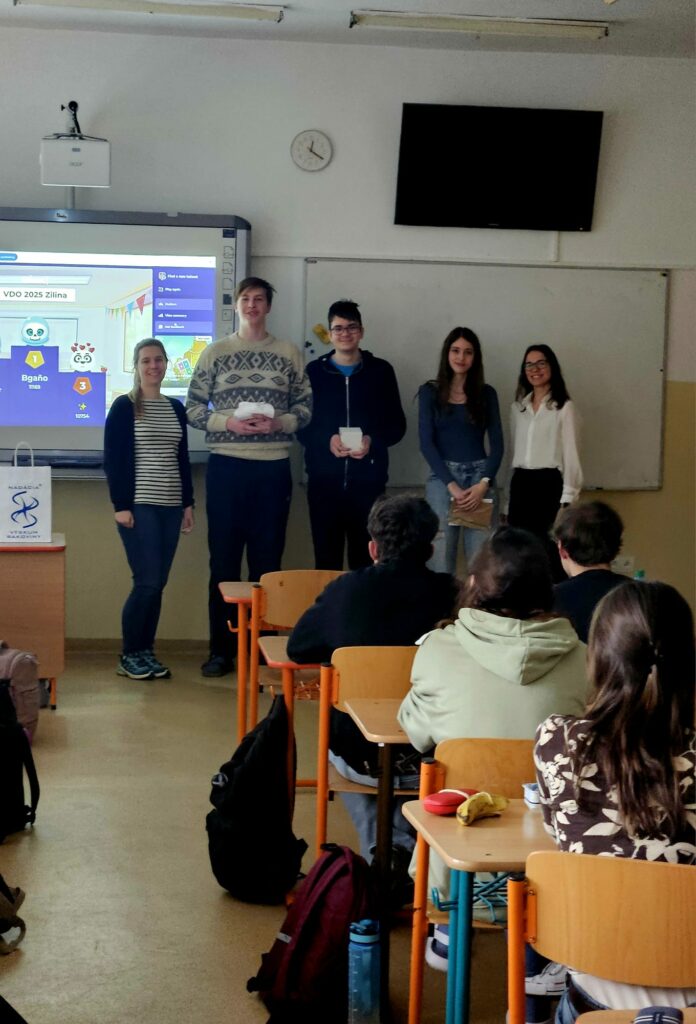 Študenti v Žiline s výskumníčkami BMC SAV.