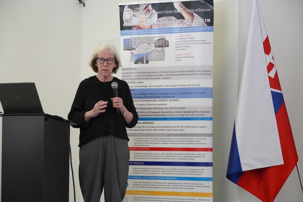 EMBO Director Fiona Watt.