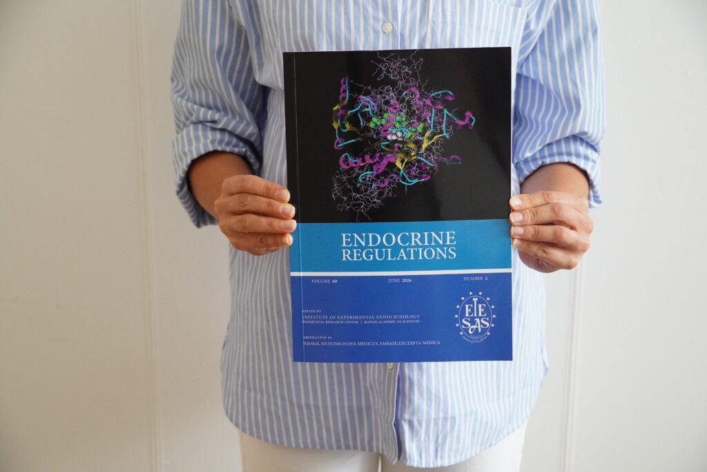Titulná strana výročného čísla časopisu Endocrine Regulations.