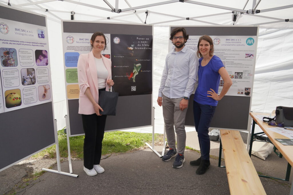 Víťazný tím Kvízu pre zvedavých z Biomedicínskeho centra SAV, v. v. i.