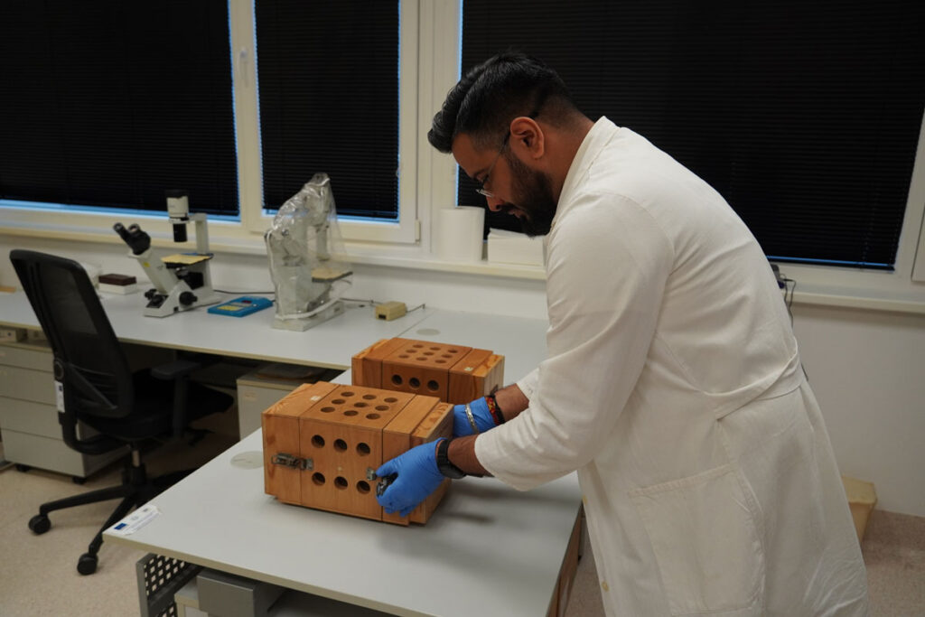 Výskumný tím rádiobiológia.