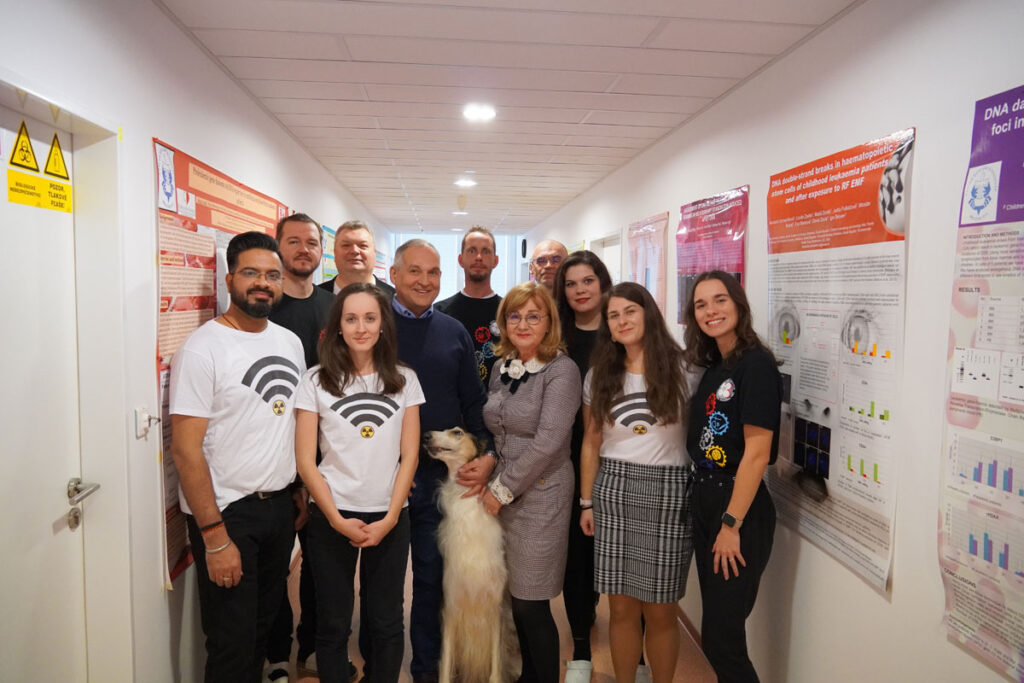 Výskumný tím rádiobiológia.