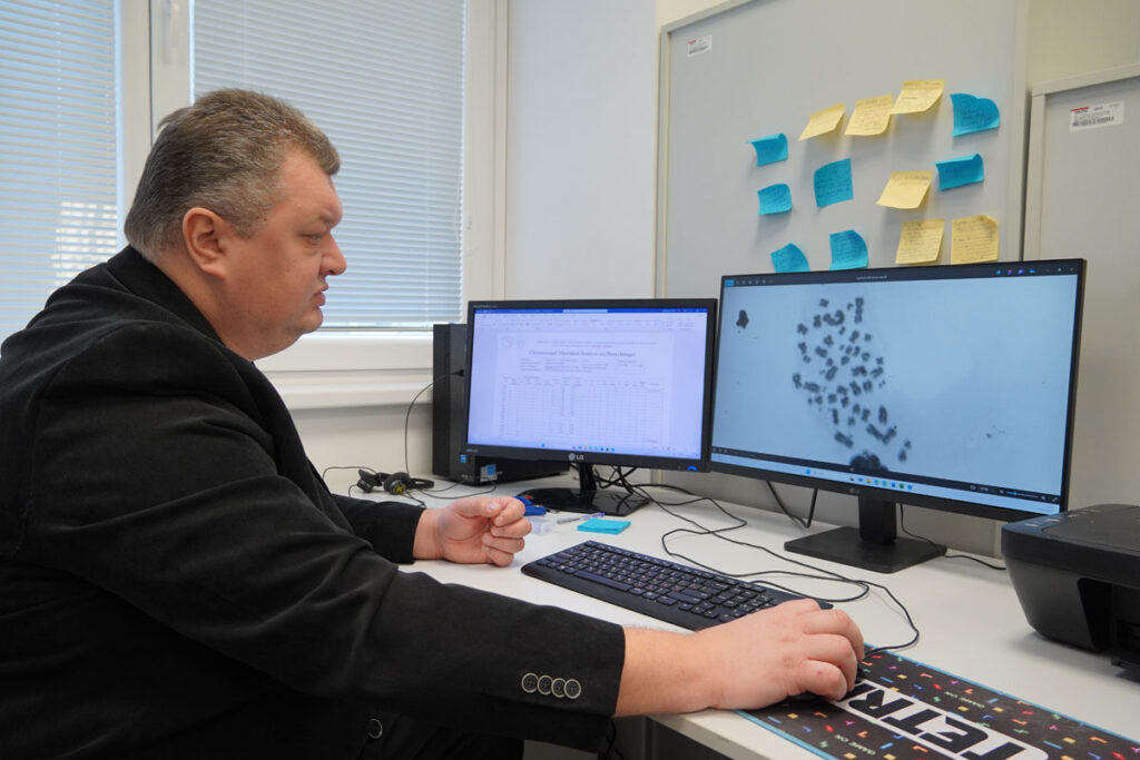 Výskumný tím rádiobiológia.