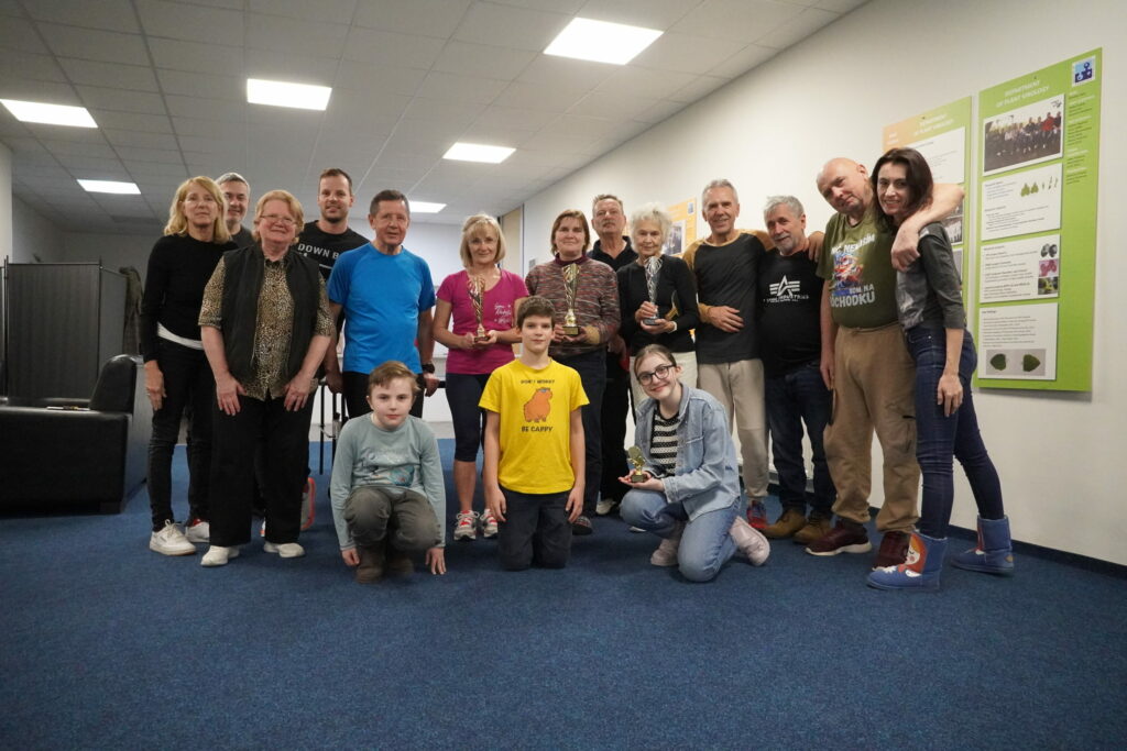 Účastníci pingpongového Vianočného turna...