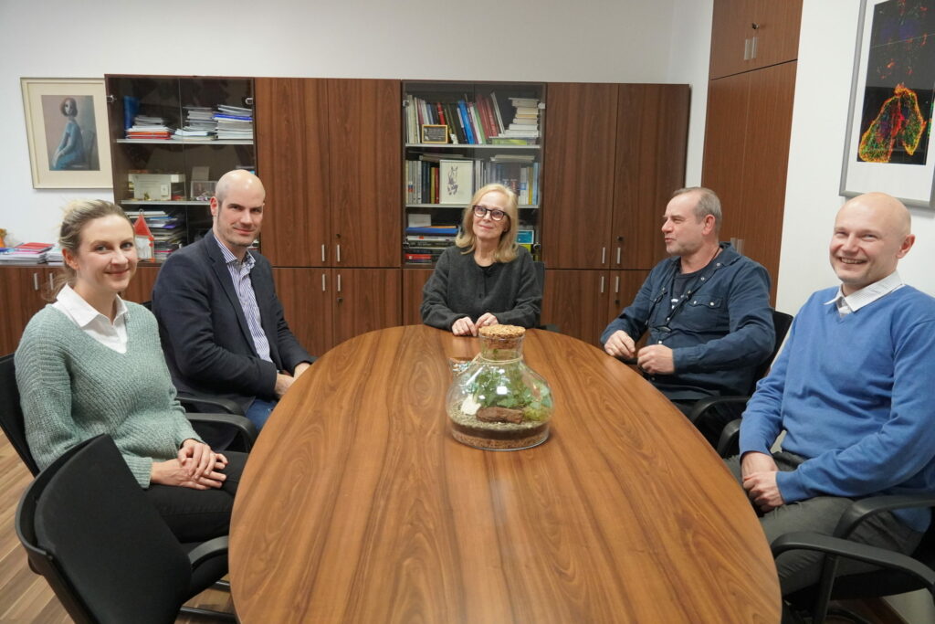 Discussion with ZOE project coordinators...