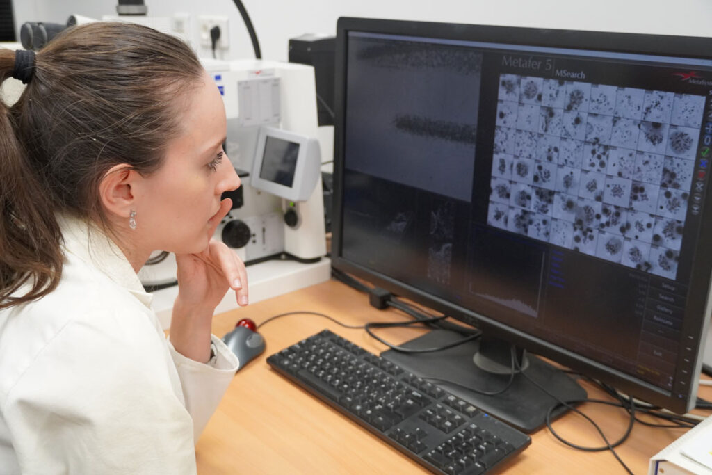 Výskumný tím rádiobiológia.