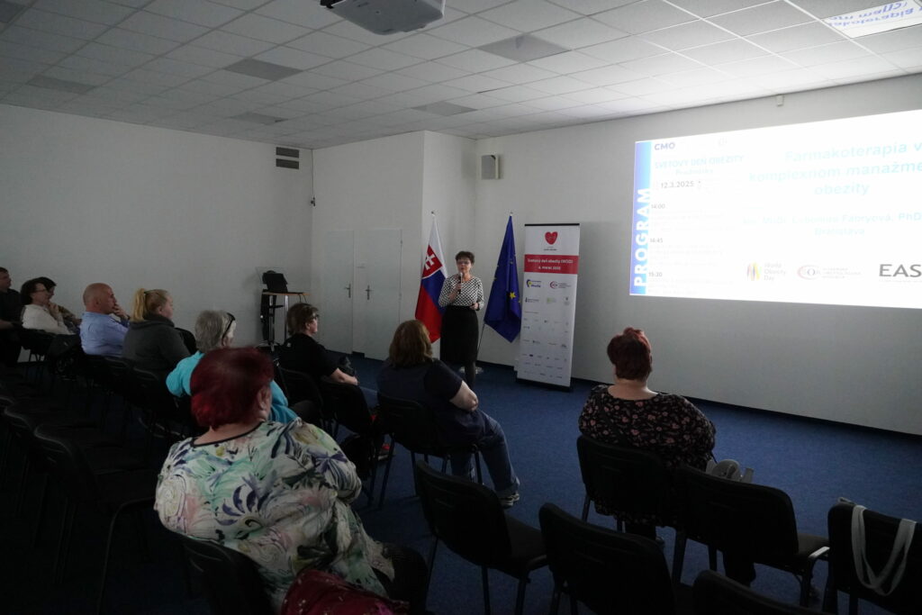 Záber z prednášky Dr. Ľubomíry Fábryovej.