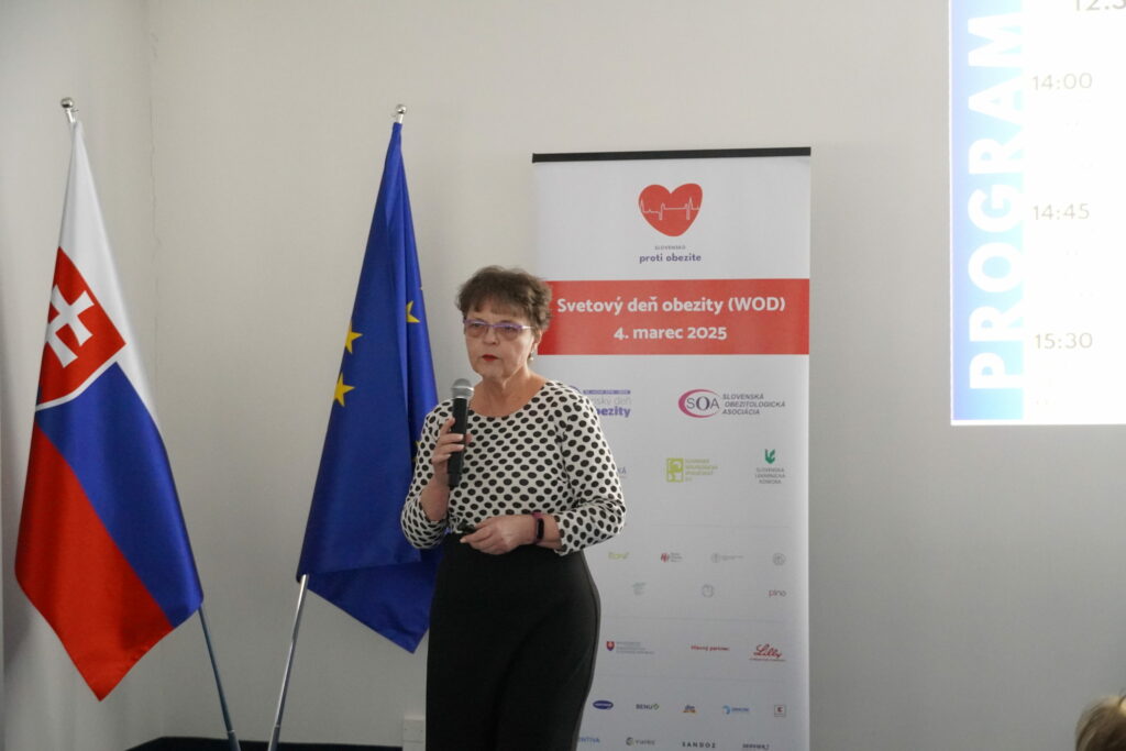 Prezidentka Slovenskej obezitologickej asociácie doc. MUDr. Ľubomíra Fábryová, PhD.