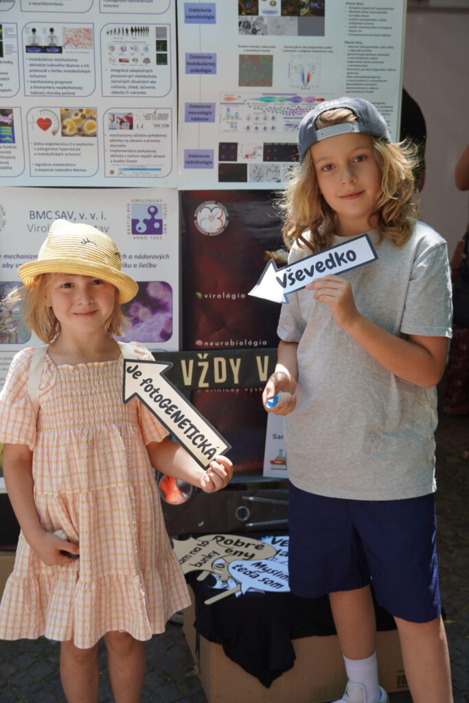 My sme SAV 2025, stánok BMC SAV, fotokútik.