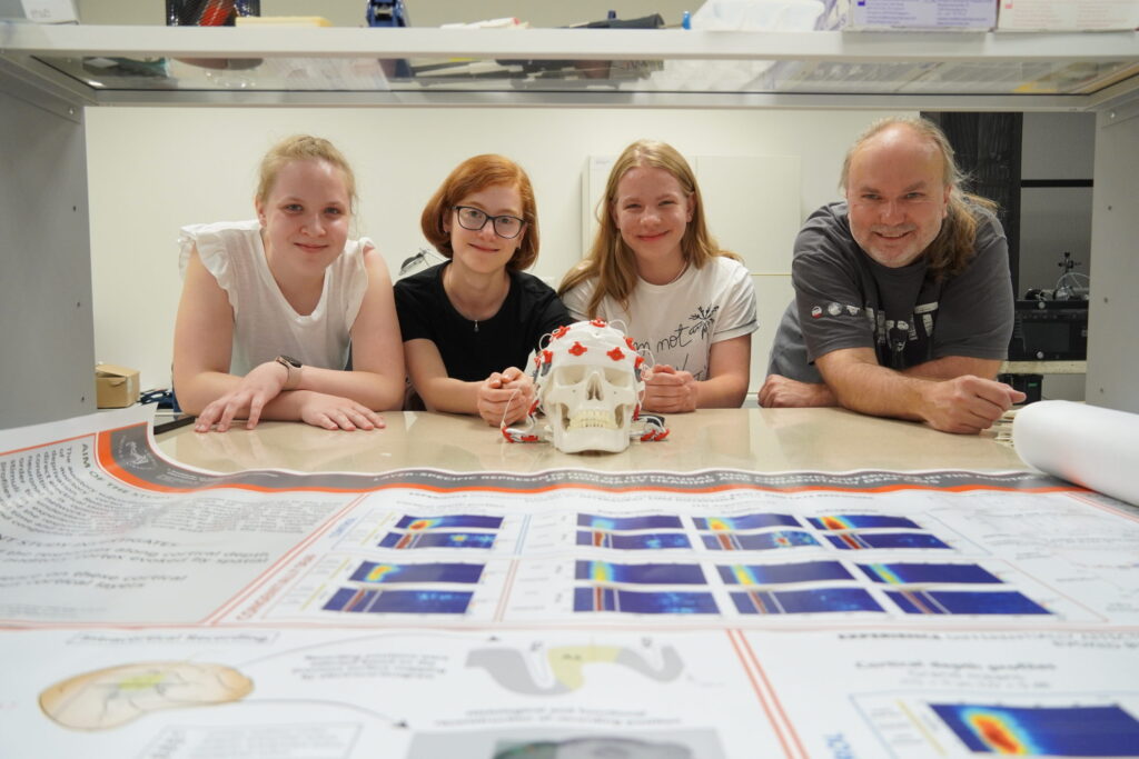 Letná škola mladých vedcov 2025 v Laboratóriu pre komplexný výskum mozgu a sluchu BMC SAV.