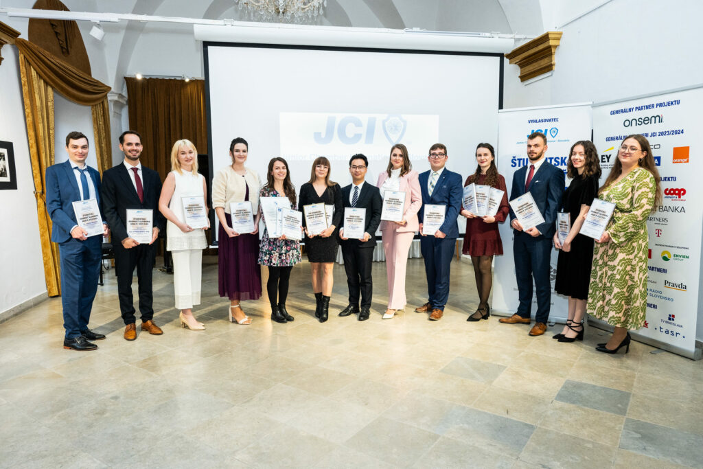 Ocenení v súťaži Študentská osobnosť Slovenska 2023/2024.