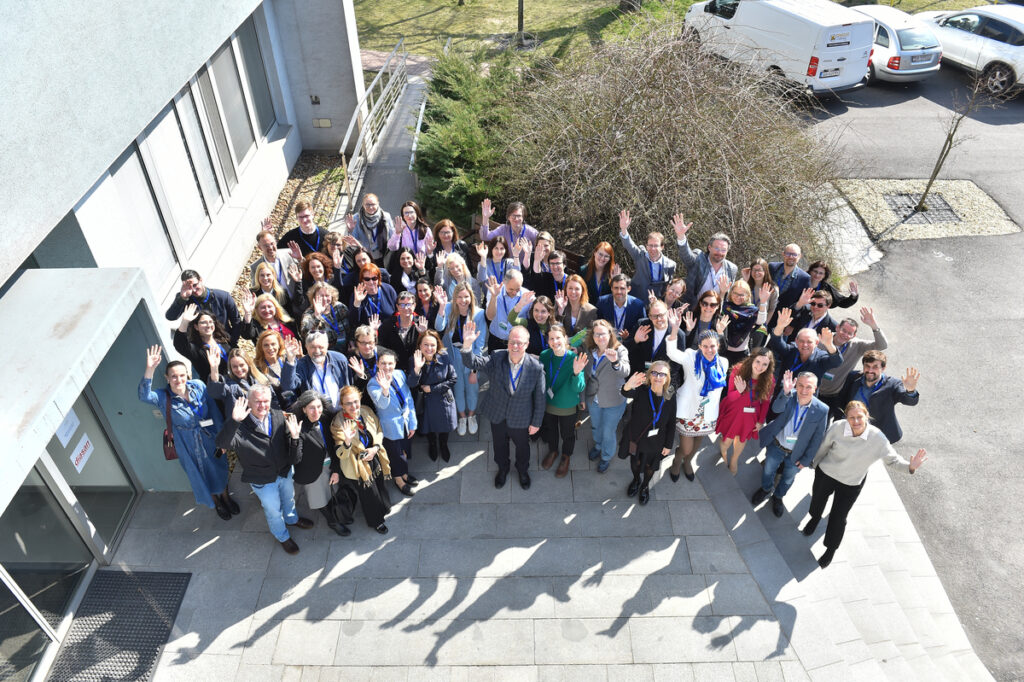 Group photo of A4L Community Meeting participants in Bratislava.