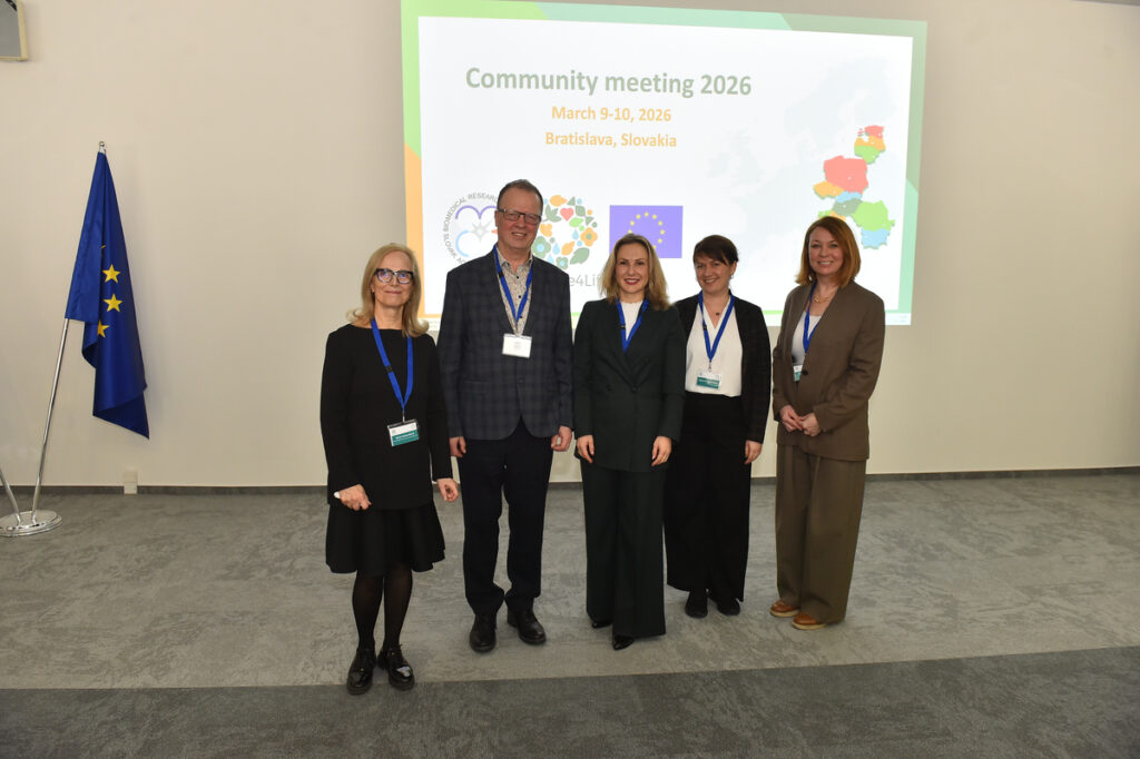 From left Silvia Pastoreková, Toivo Maimets, Plamena Markova, Maria Ananchenkova and Nikola Kostlanova.