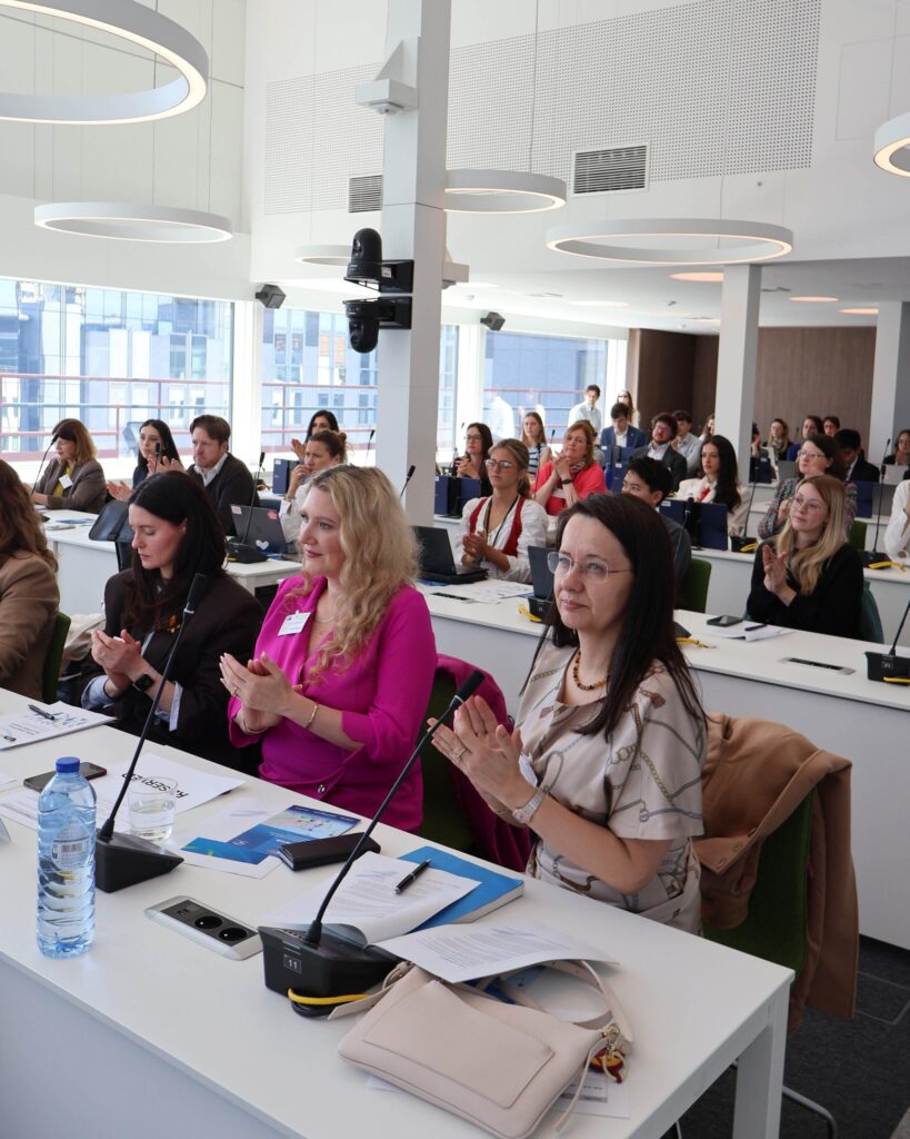 A forum on cancer care at the European Parliament.