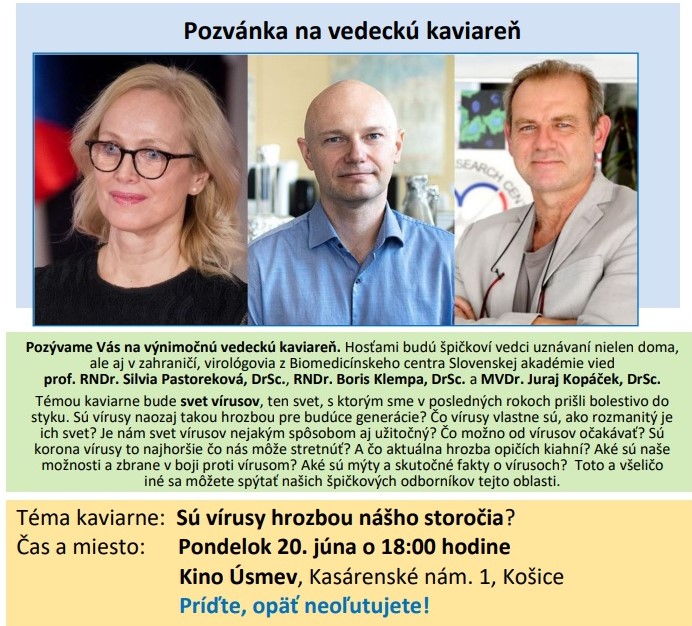 Plagát k podujatiu. Informácie z plagátu...