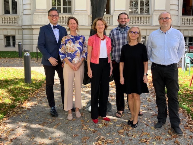 Participants in the meeting, from left: Vice-President of the Slovak Academy of Sciences for Sc...