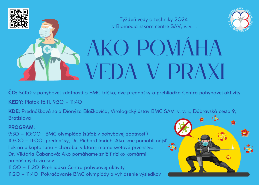 Pozvánka na podujatie BMC SAV Ako pomáha...