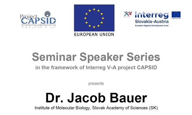 Plagát k podujatiu projektu CAPSID. Info...