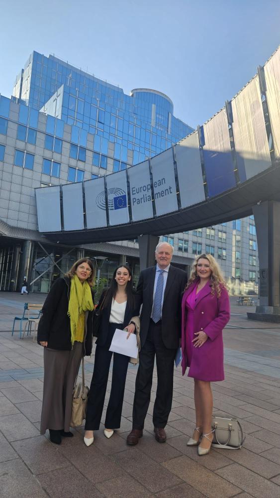 A forum on cancer care at the European Parliament.