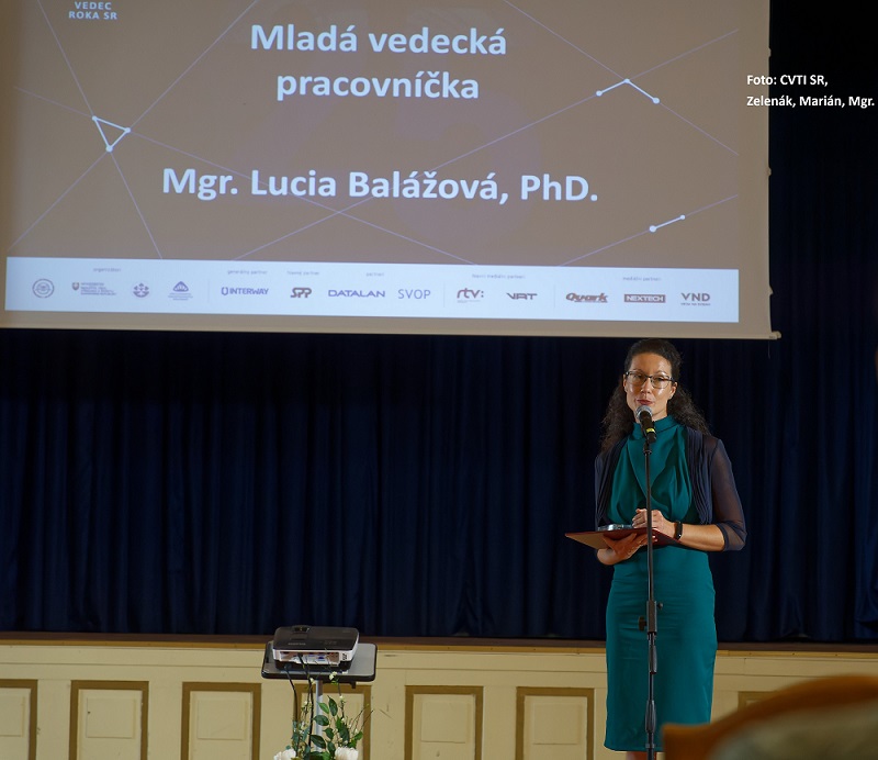 Ocenená Mladá vedecká pracovníčka v rámc...