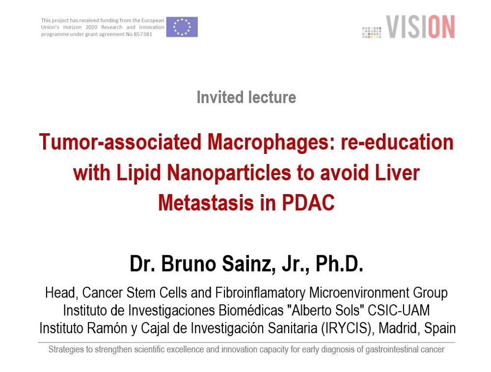 Plagát k podujatiu projektu VISION. Info...