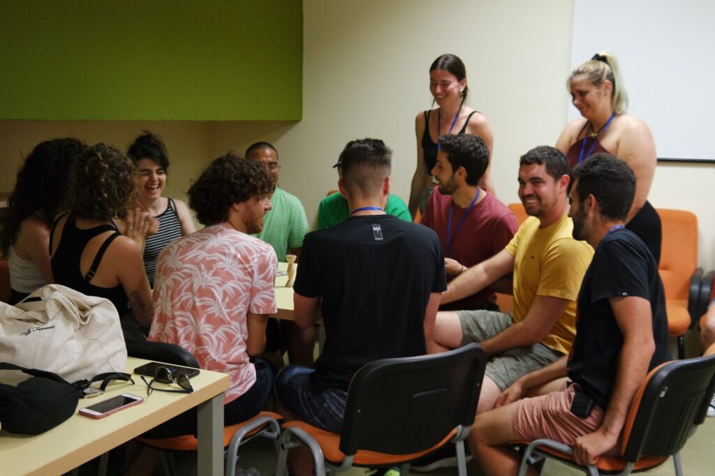 Študenti na medzinárodnej študentskej ko...