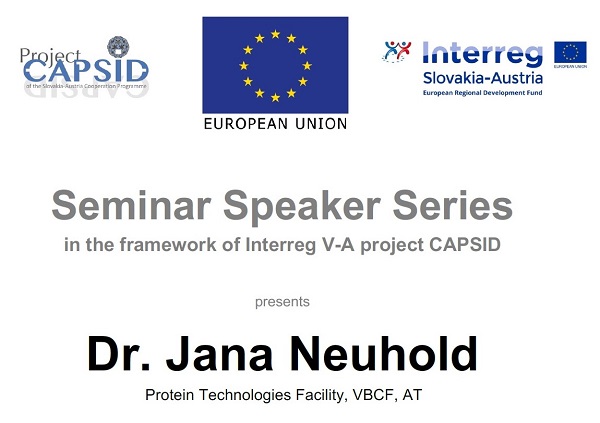 Plagát k podujatiu projektu CAPSID. Info...