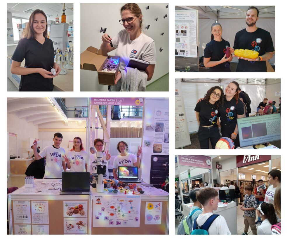 Koláž z fotiek vedcov a vedkýň BMC SAV n...