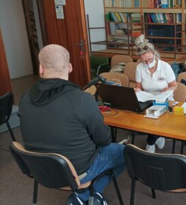 Odber krvi v Košiciach v apríli 2022.