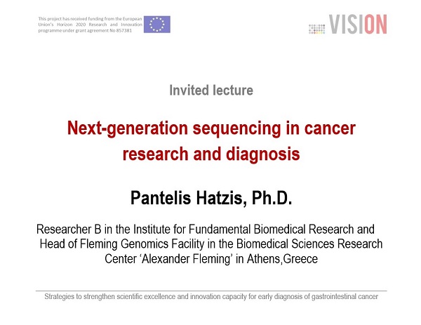 Plagát k podujatiu projektu VISION. Info...