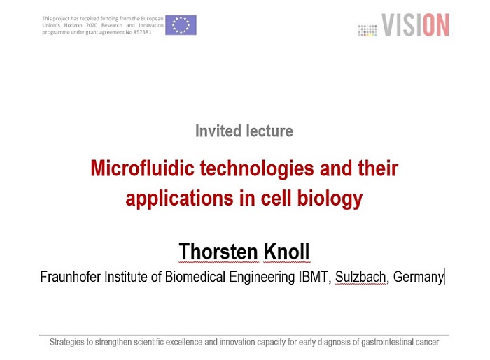 Plagát k podujatiu projektu VISION. Info...