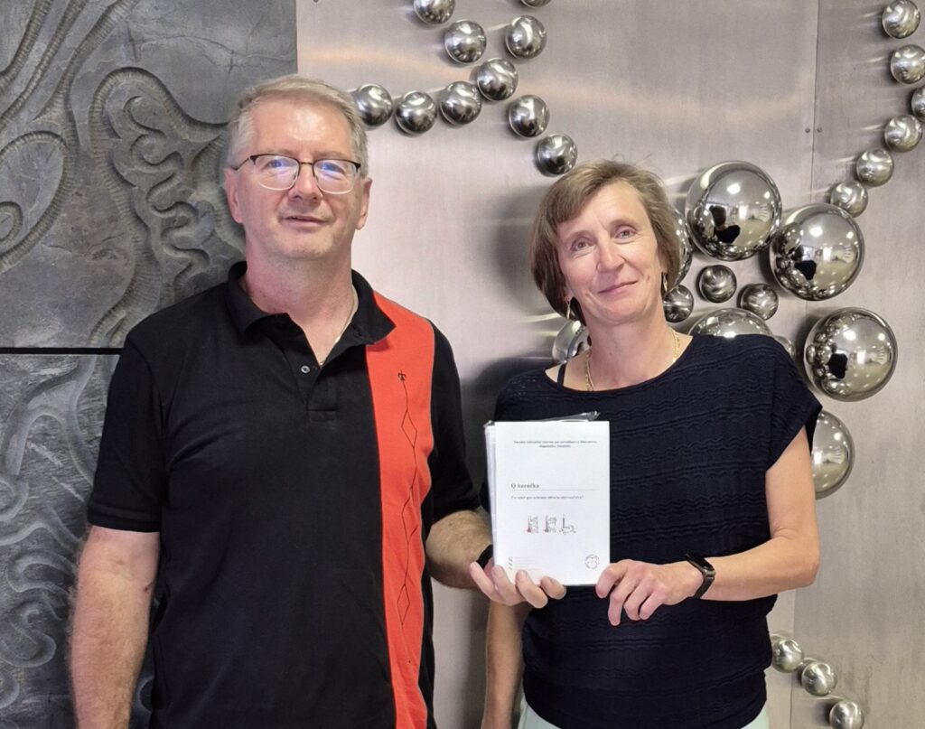 Dr. Ľudovít Škultéty a Dr. Eva Špitalská...