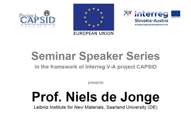 Plagát k podujatiu projektu CAPSID. Info...