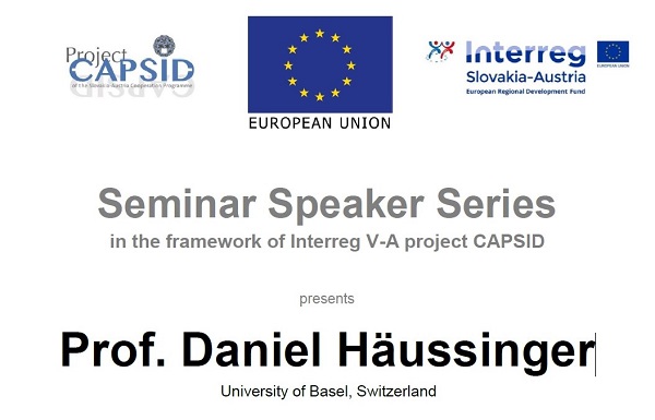 Plagát k podujatiu projektu CAPSID. Info...